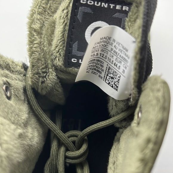 Converse Chuck Taylor All Star Lugged 2.0 Climate A01330C Men's Sz 10.5 Green NW - Picture 8 of 11